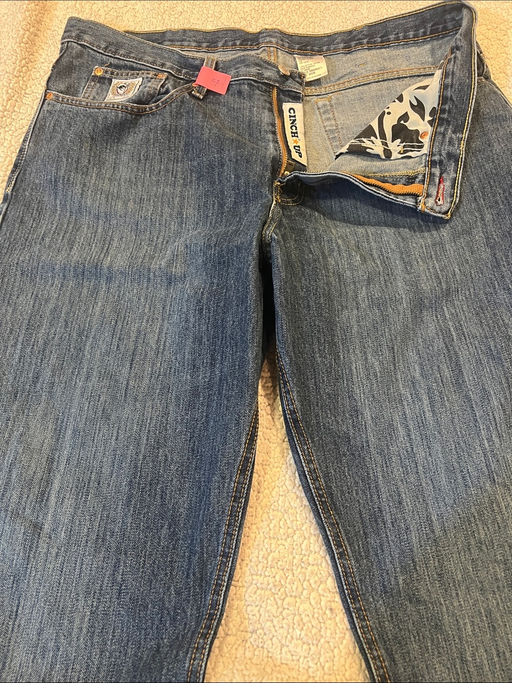 Cinch WHITE TAG Medium Blue Relaxed Straight Men's Jeans